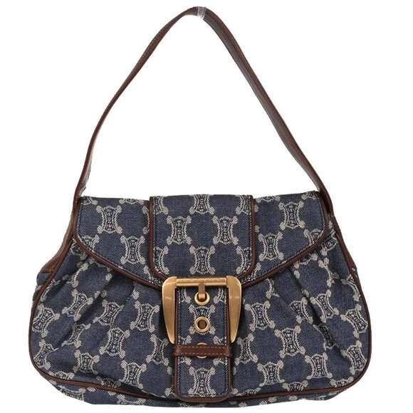 Celine Blue Denim Macadam Handbag YS00/46 195755 - Picture 1 of 9